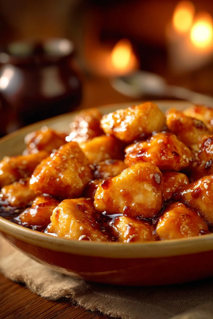 Delicious Air Fryer Maple Glazed Chicken Breast served on a plate.