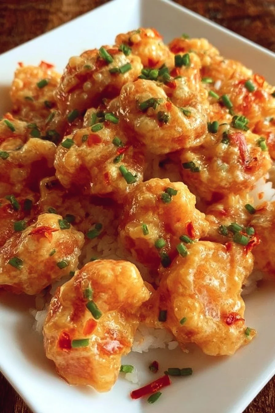 Bang Bang Shrimp 2 Delicious Bang Bang Shrimp served with a spicy creamy sauce
