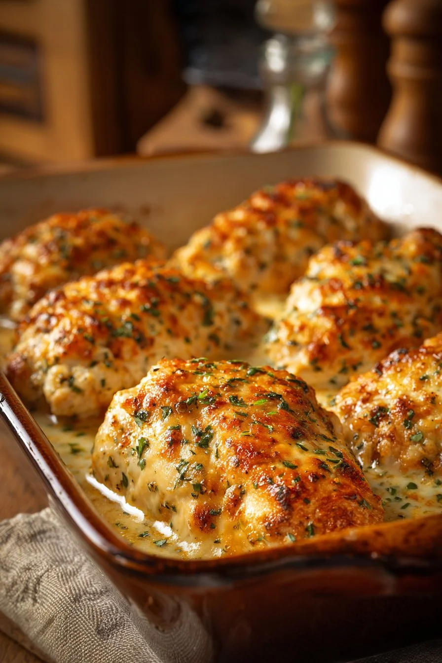 Melt-in-your-mouth chicken breast dish cooked to perfection