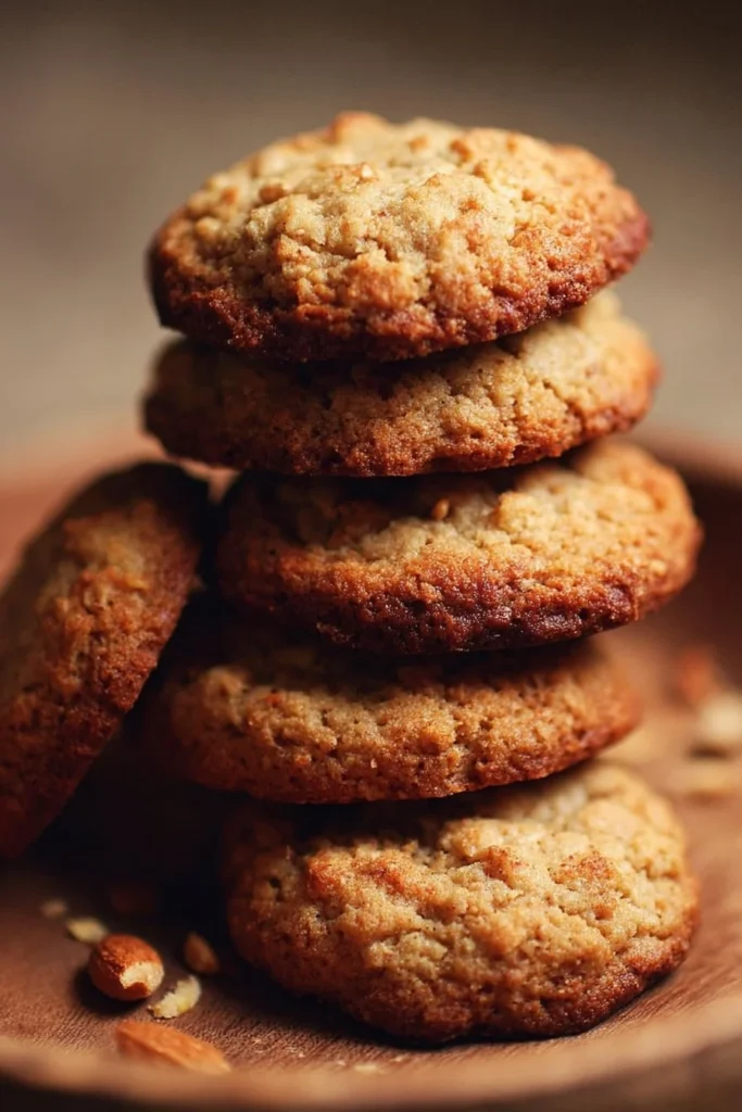 Delicious banana bread cookies on a plate, perfect for dessert lovers