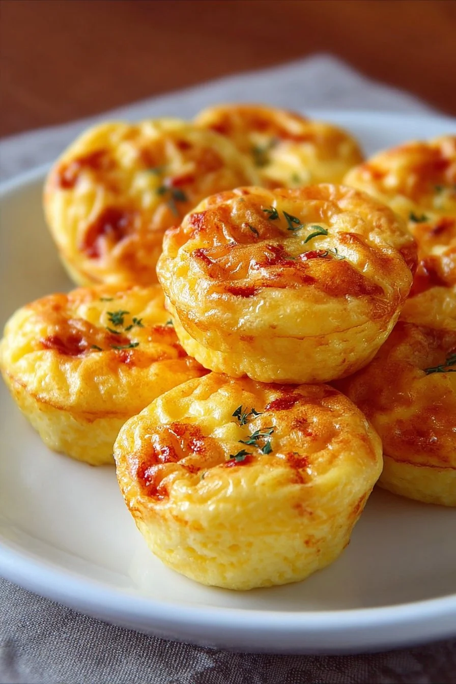 Cottage Cheese Egg Bites 2 Delicious cottage cheese egg bites ready to be served