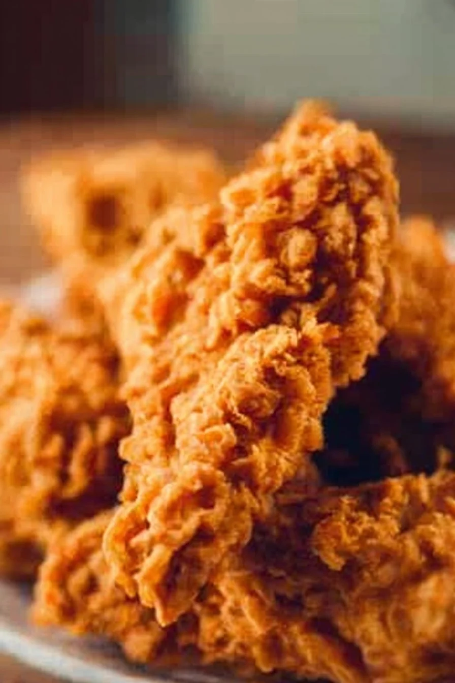 Crispy Chicken Tenders 2 Delicious crispy chicken tenders served with dipping sauce