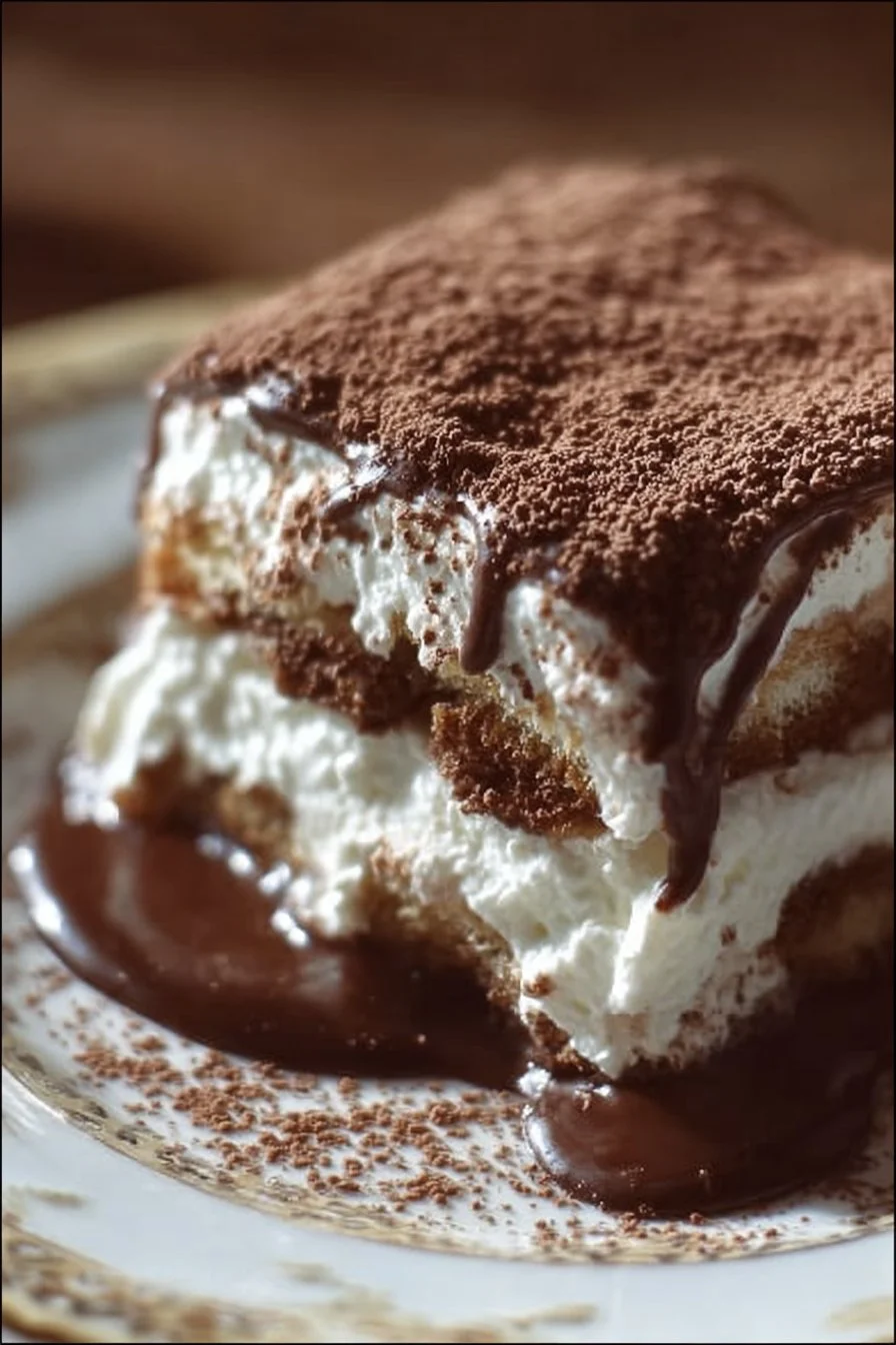 Deliciously layered chocolate lasagna dessert with creamy filling and chocolate topping