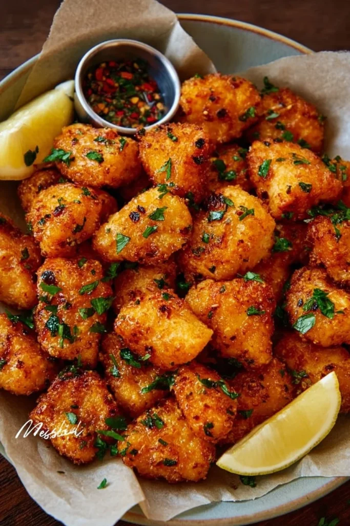 Delicious Cowboy Butter Chicken Bites ready for serving