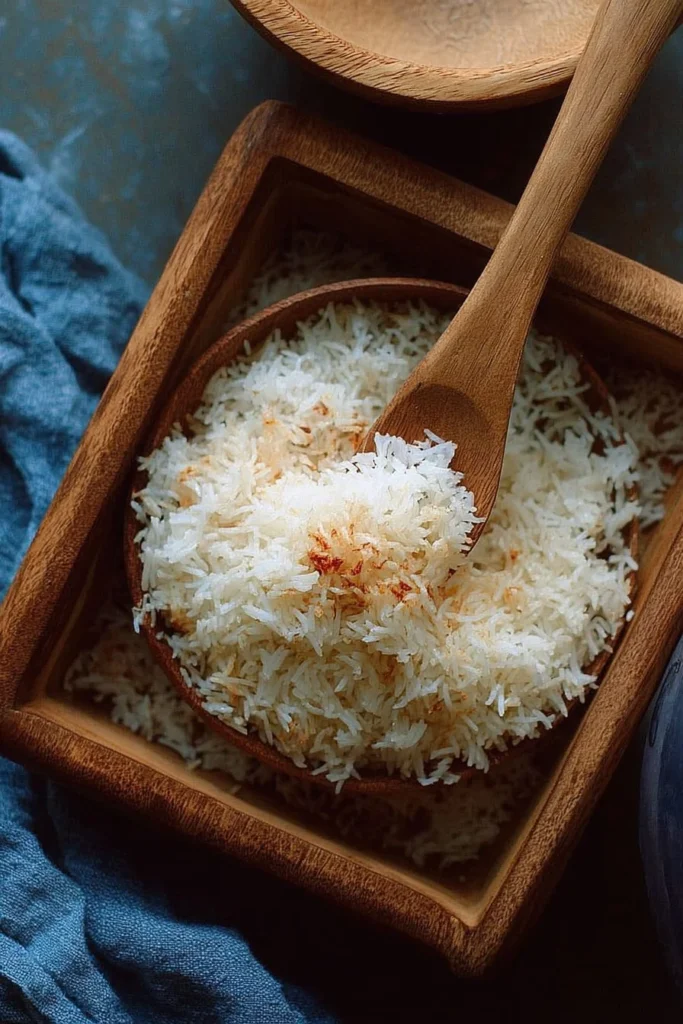Delicious crispy rice served in a bowl, showcasing its golden, crunchy texture.