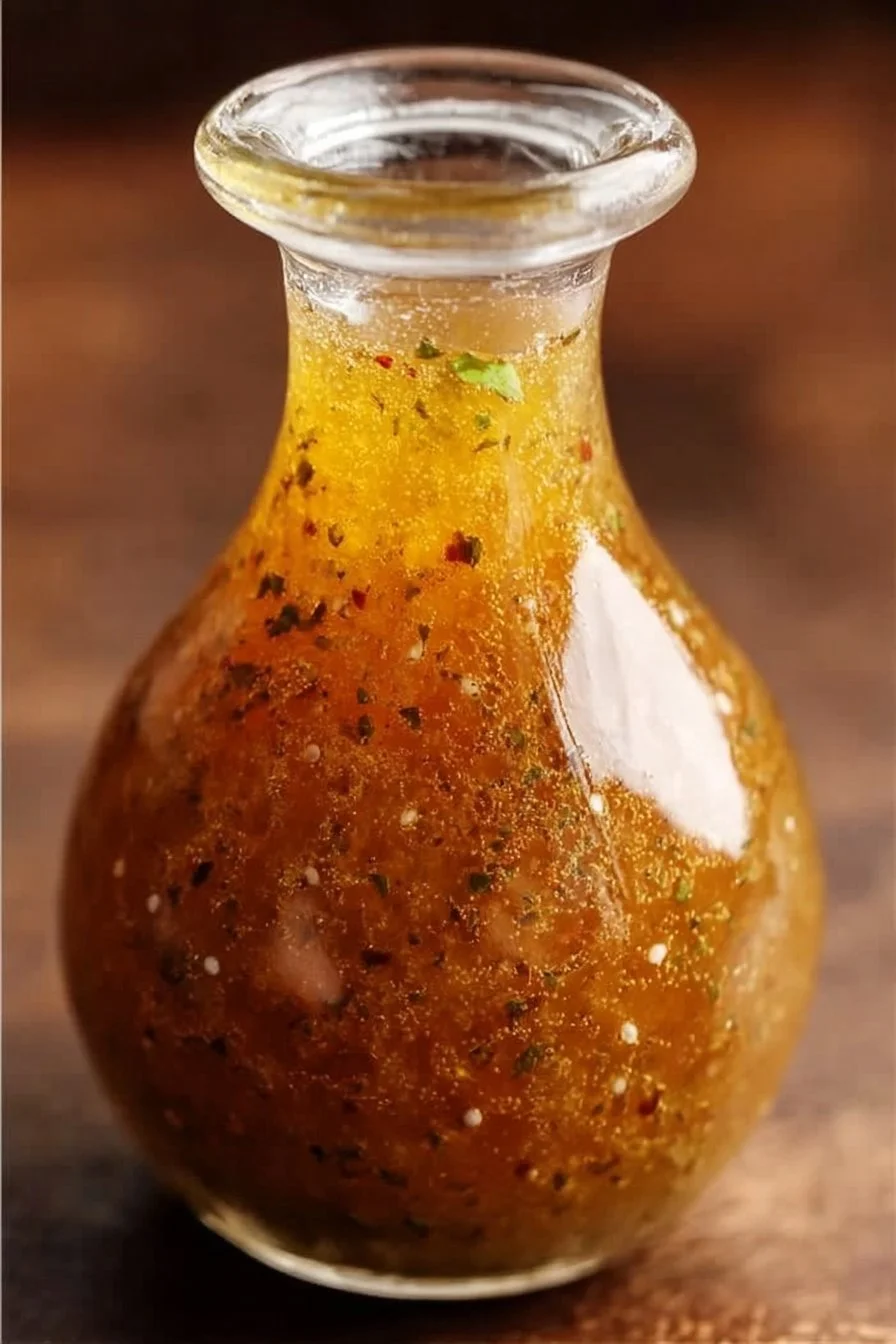 Homemade Italian Dressing 2 Bottle of homemade Italian dressing with fresh herbs and spices