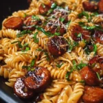 sticky honey garlic sausage pasta skillet 2026 02 04 104356 683x1024 1