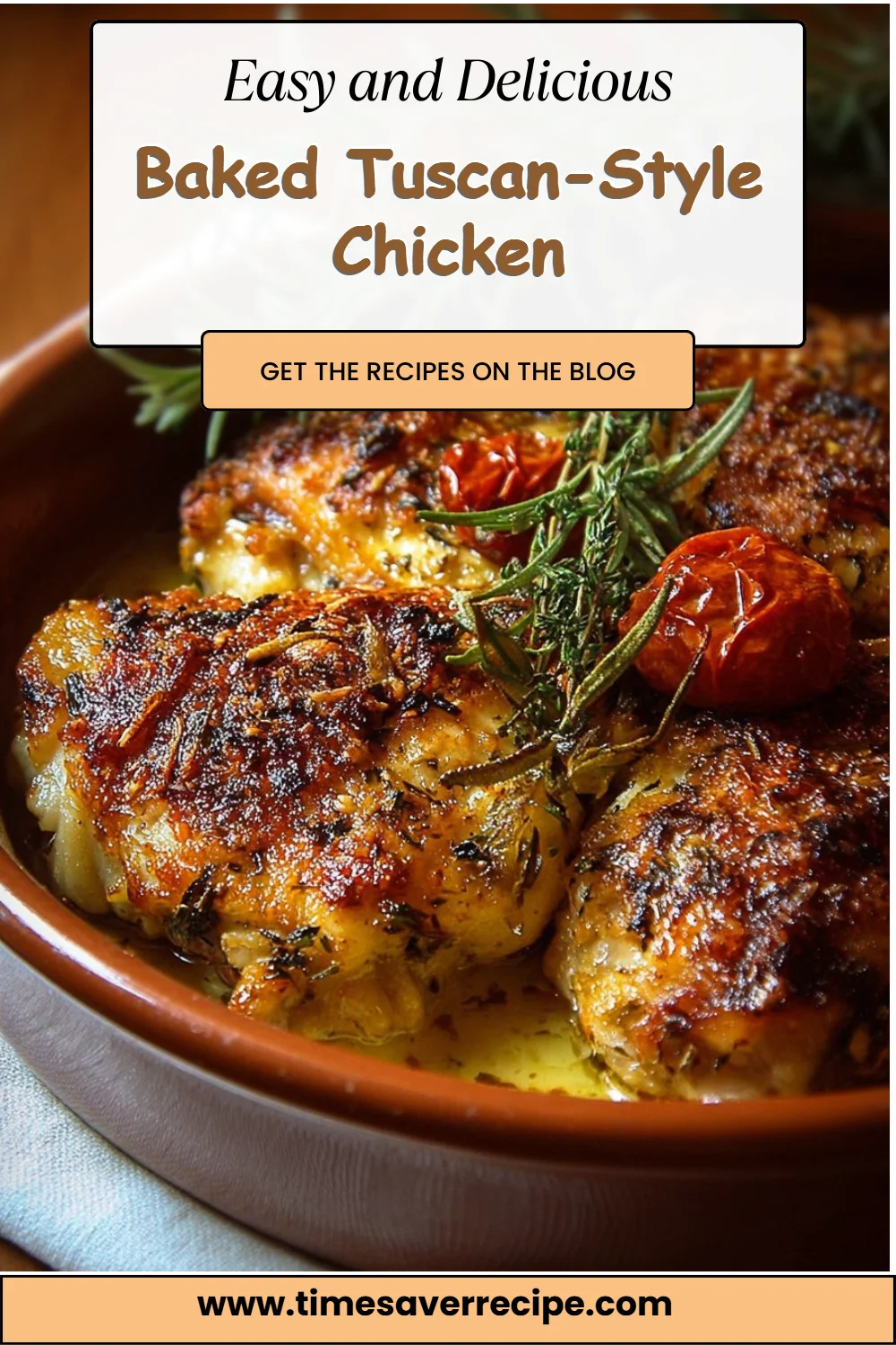 Baked Tuscan-Style Chicken