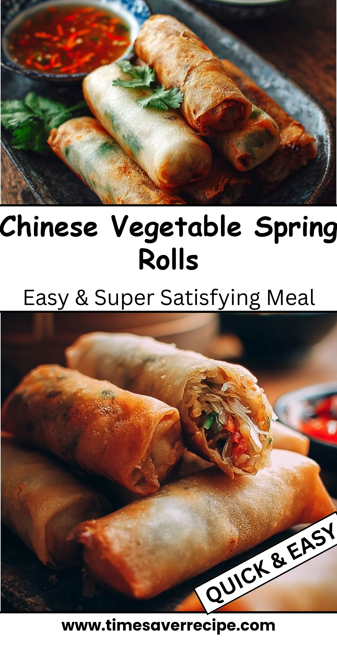 Chinese Vegetable Spring Rolls