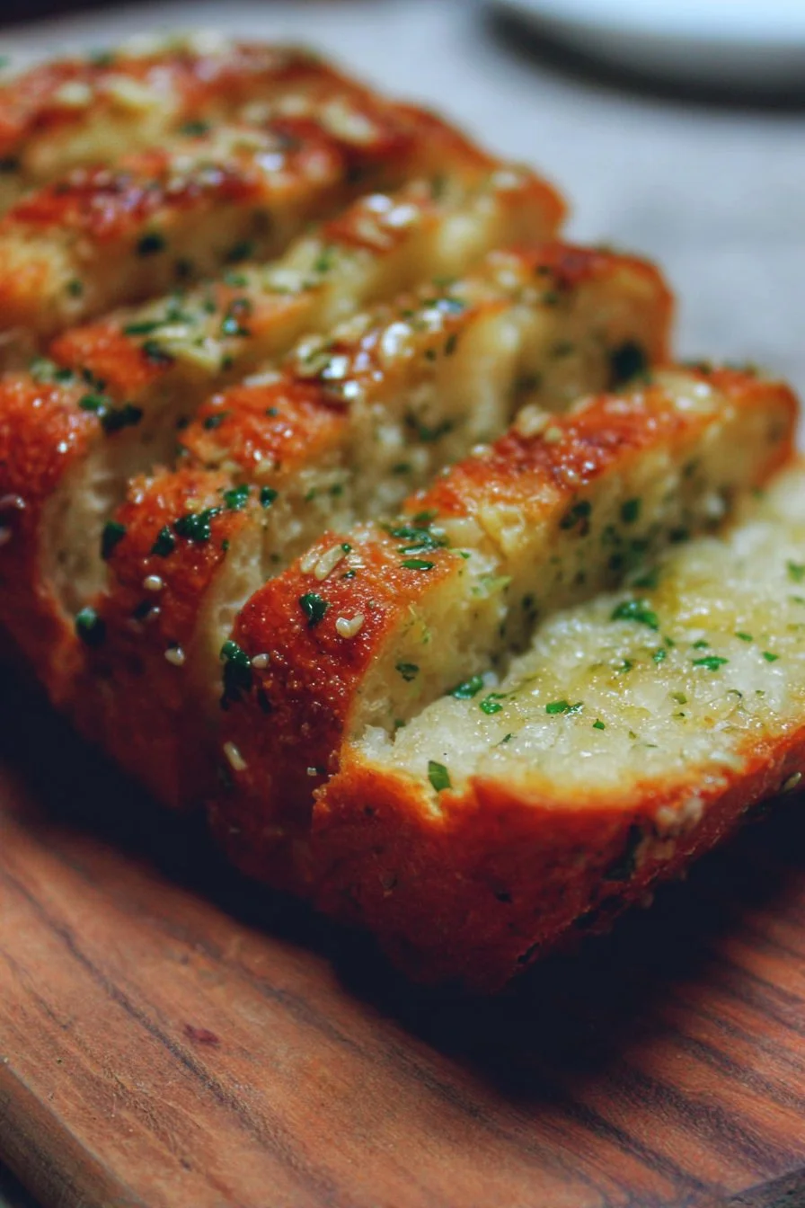 Delicious copycat Raising Cane's garlic bread recipe served warm and golden.