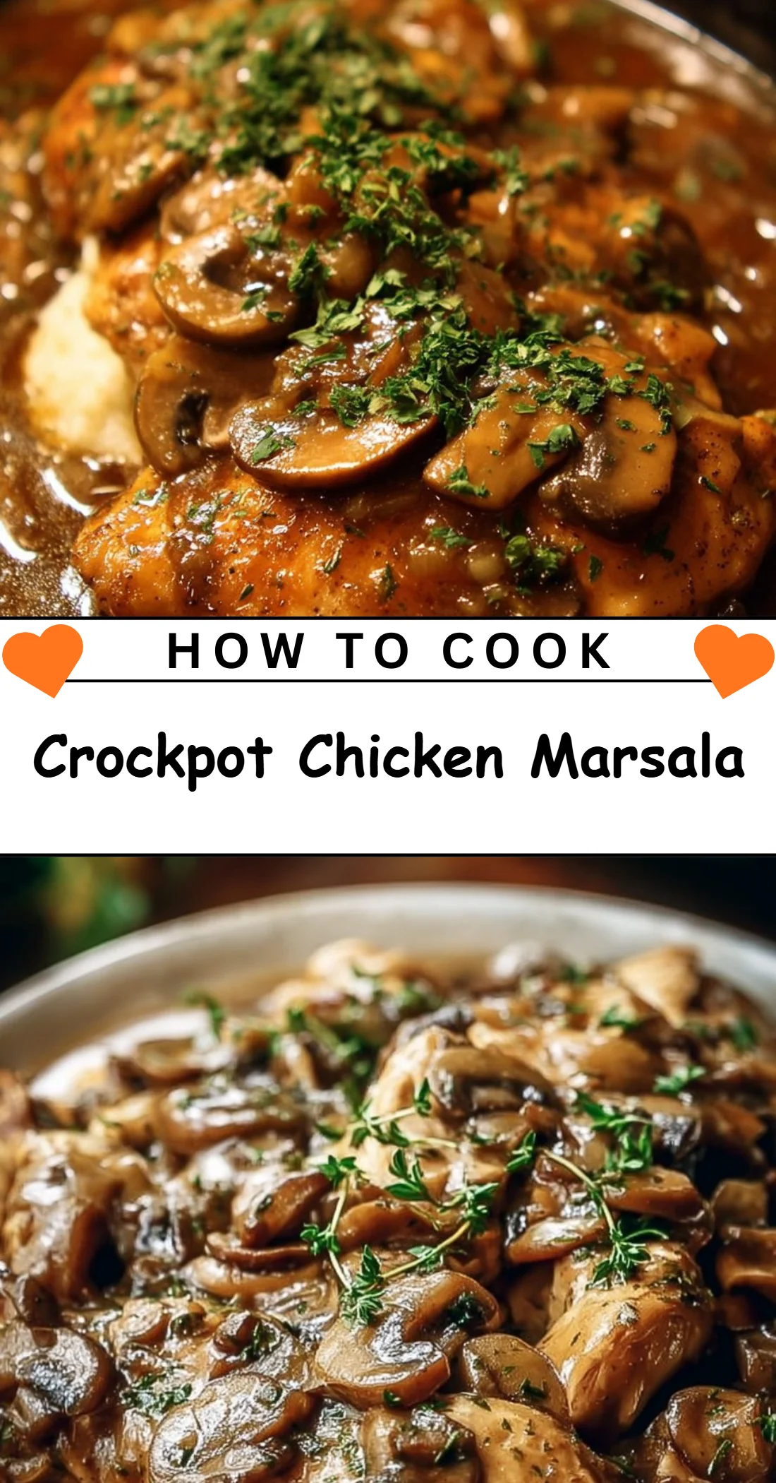 Crockpot Chicken Marsala