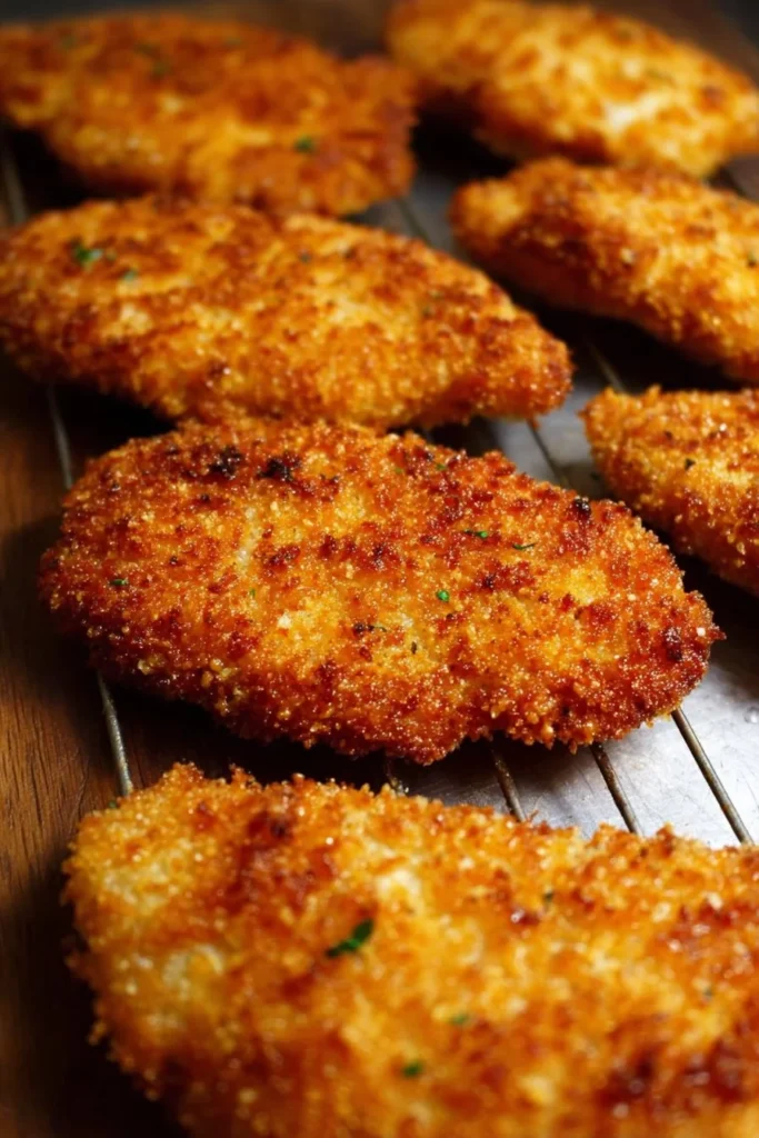 Delicious Panko-Crusted Chicken served with a side dish