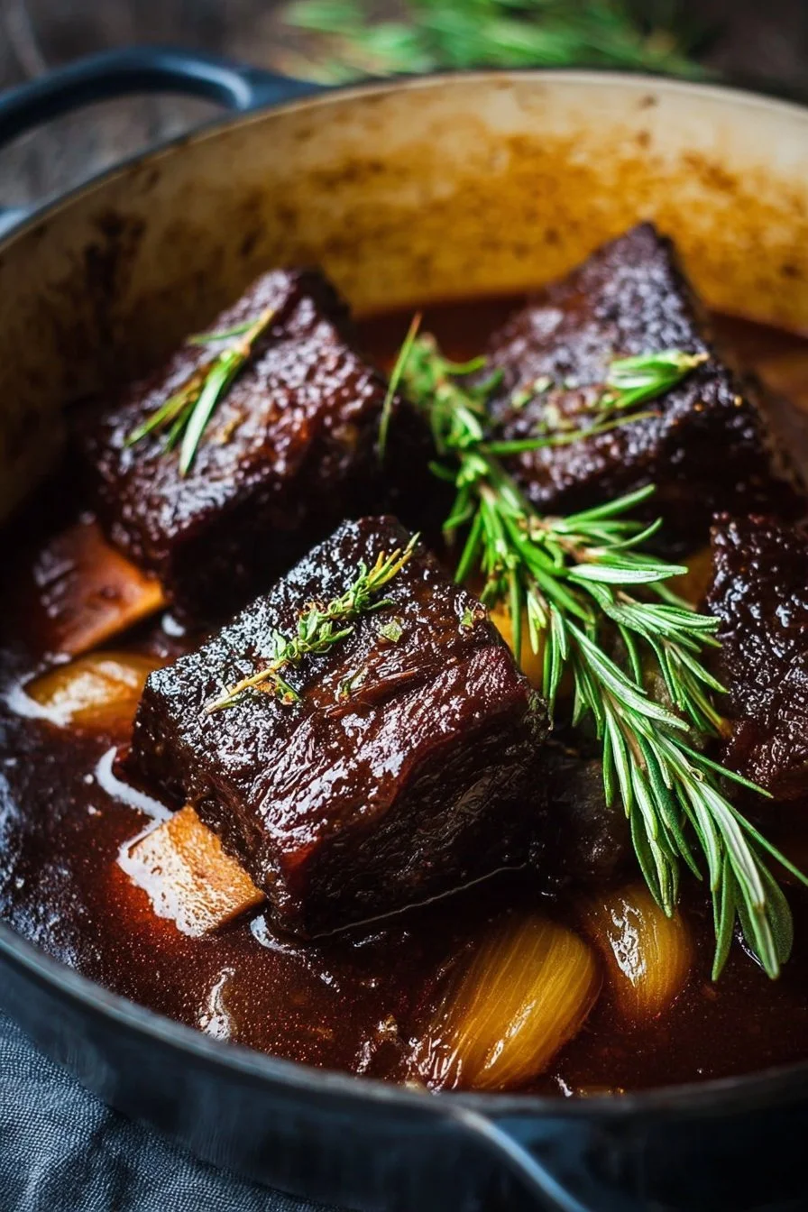 Red Wine-Braised Short Ribs