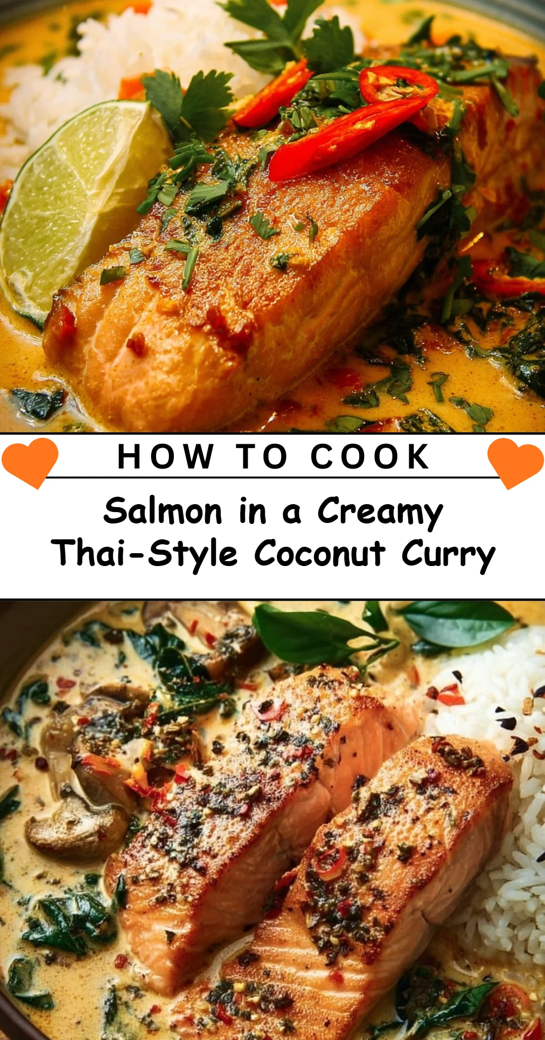 Salmon in a Creamy Thai-Style Coconut Curry