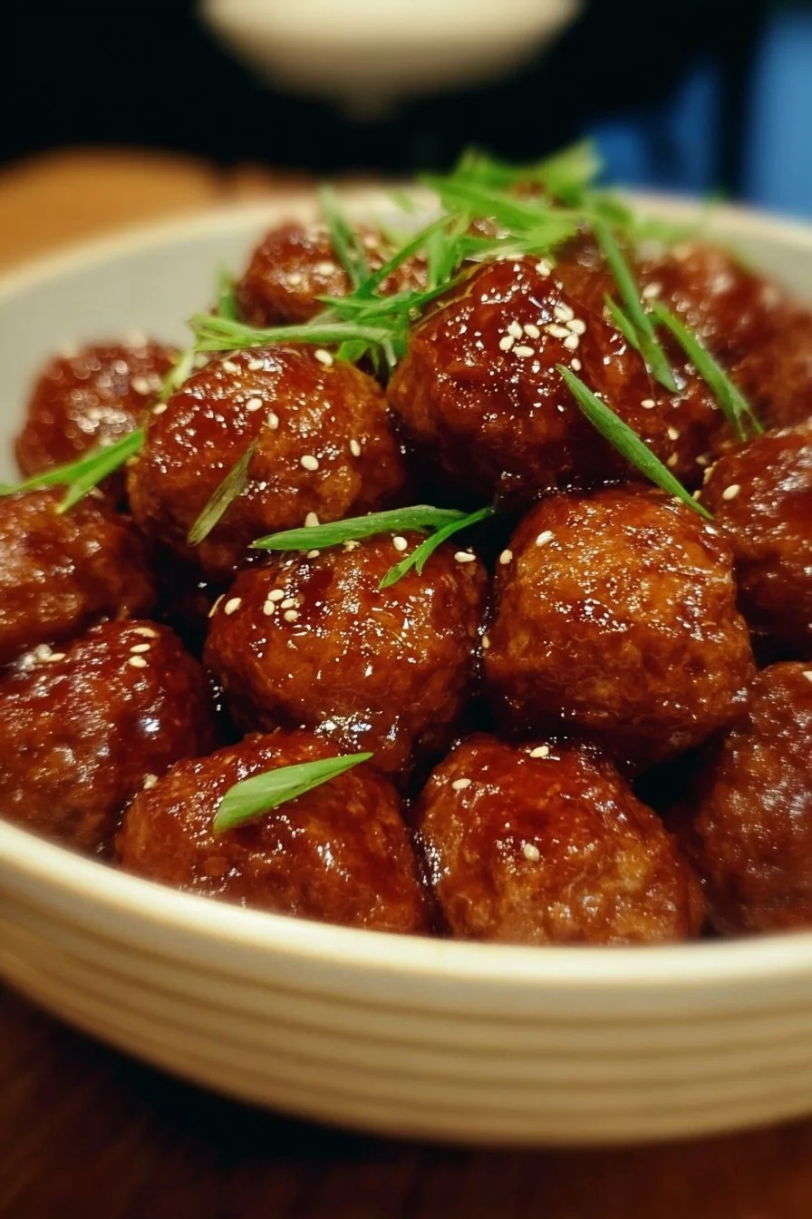 Slow Cooker Honey Garlic Meatballs