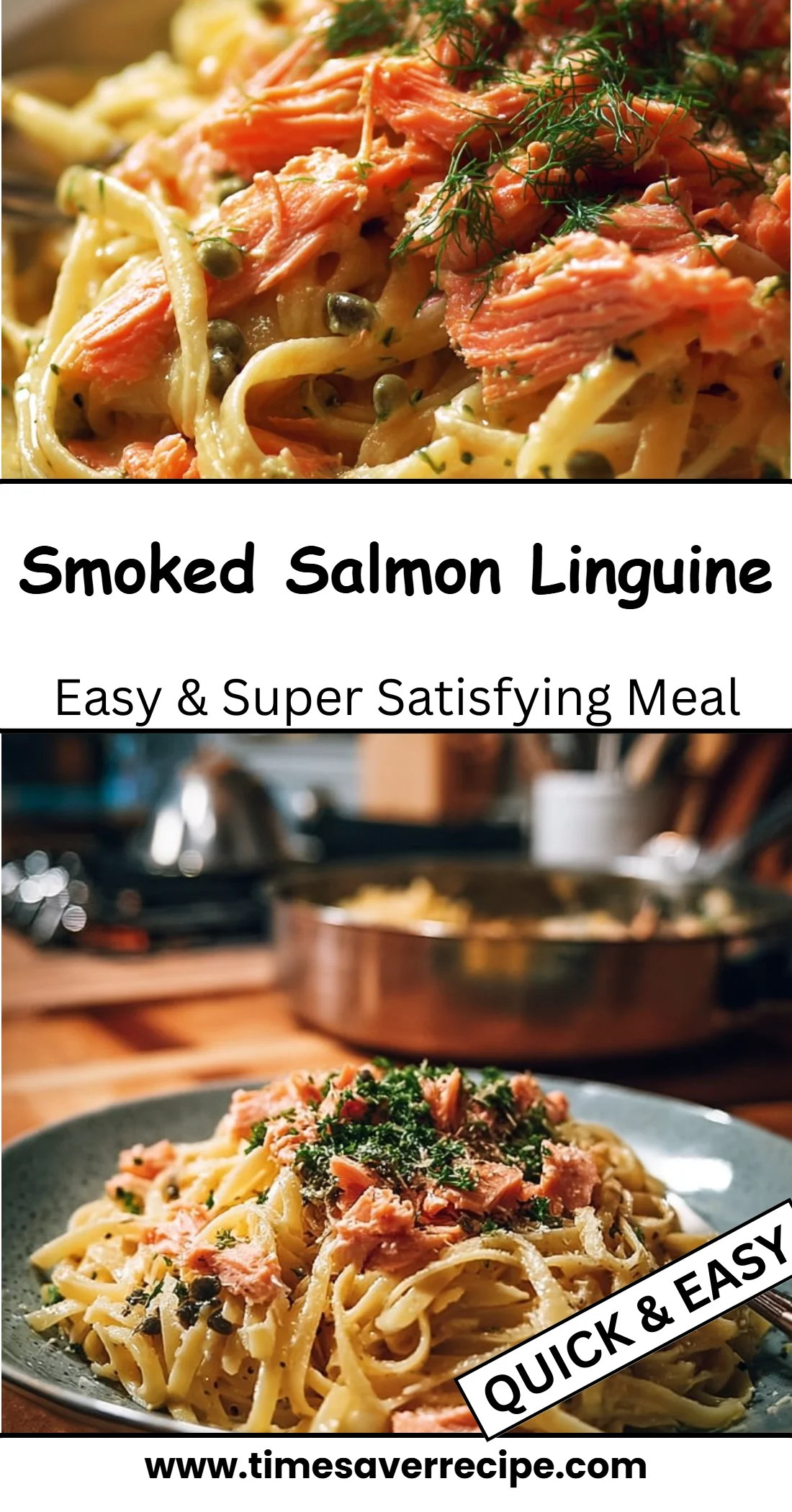 Smoked Salmon Linguine