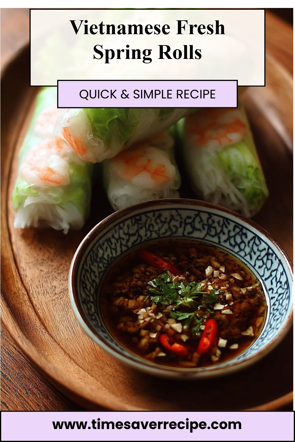 Vietnamese Fresh Spring Rolls