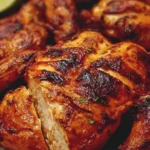 Delicious Chipotle Roast Chicken with spices and herbs, perfect for a flavorful meal.
