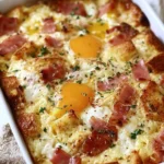 Delicious Eggs Benedict Casserole inspired by Joanna Gaines, perfect for brunch.