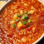 Homemade Pineapple Chipotle Salsa in a bowl with fresh ingredients